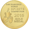 Gold medal - San Francisco World Spirits Competition 2015